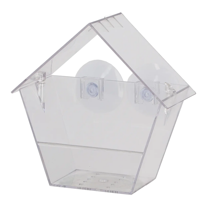 Clear House Window Bird Feeder