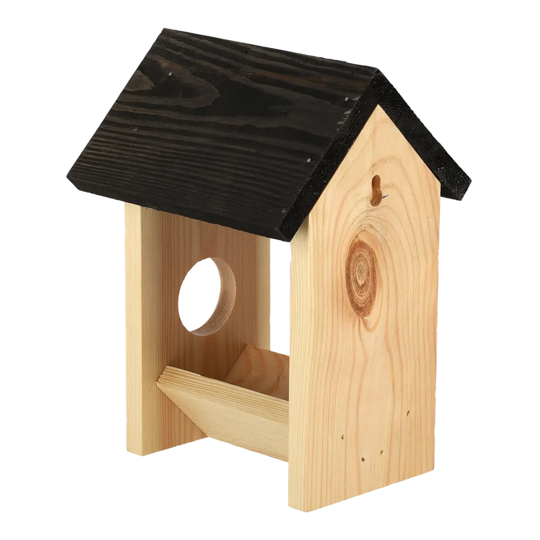 Peanut Butter Jar Bird Feeder