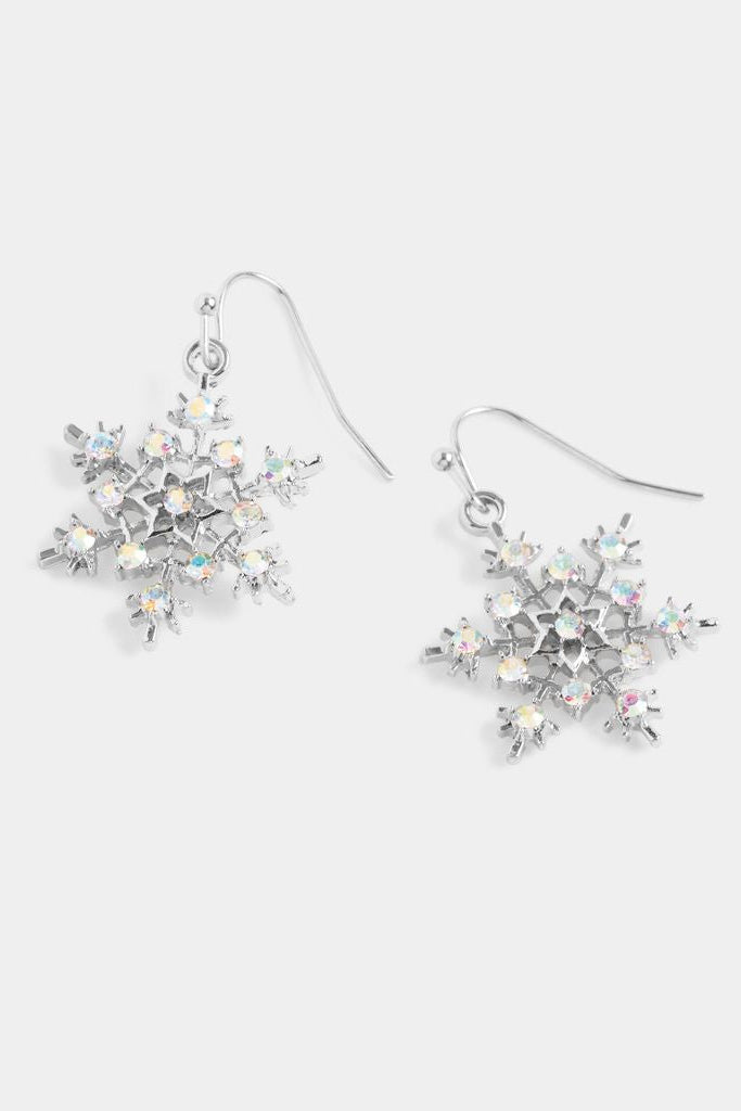 Shimmering Snowflake Earring