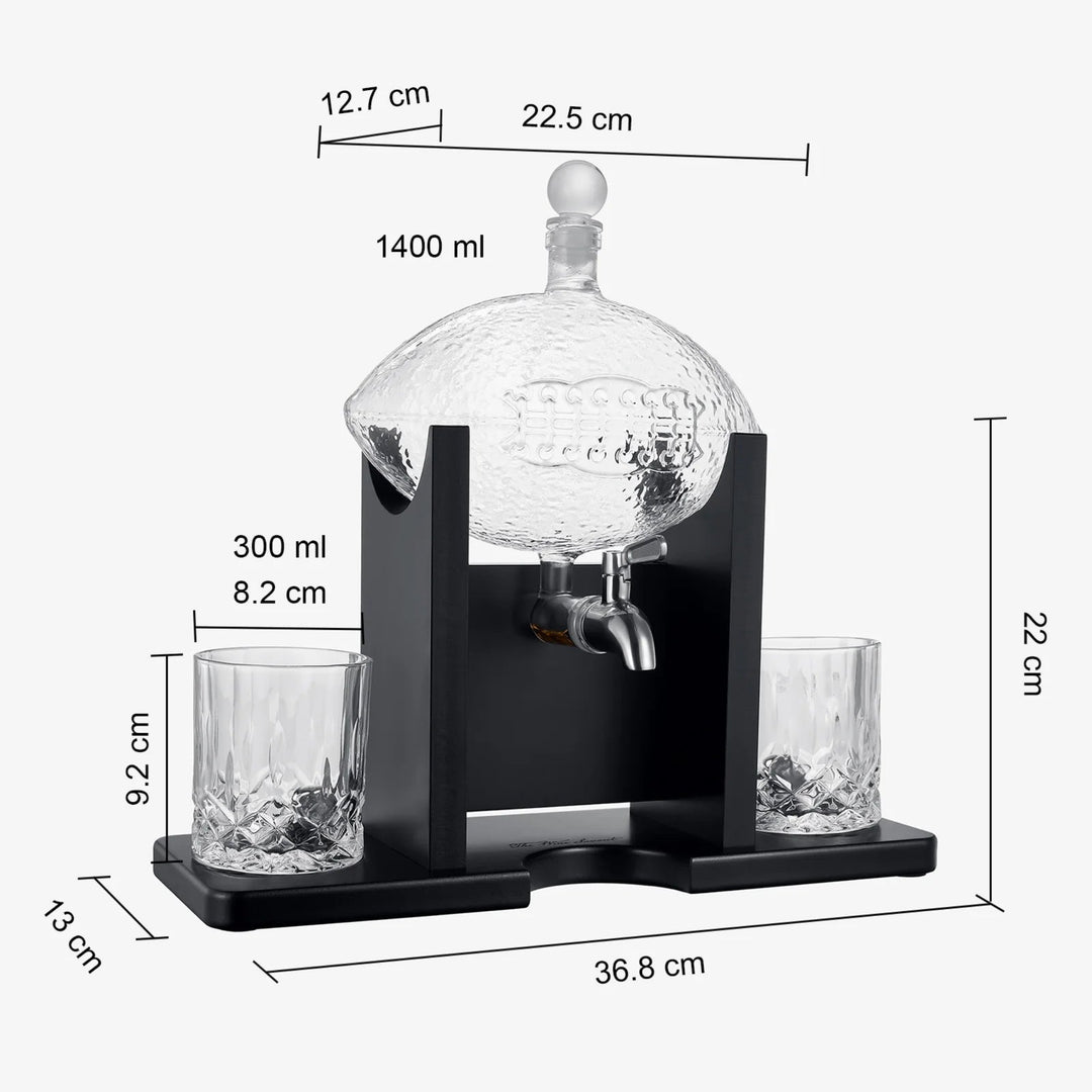 Football Decanter Set