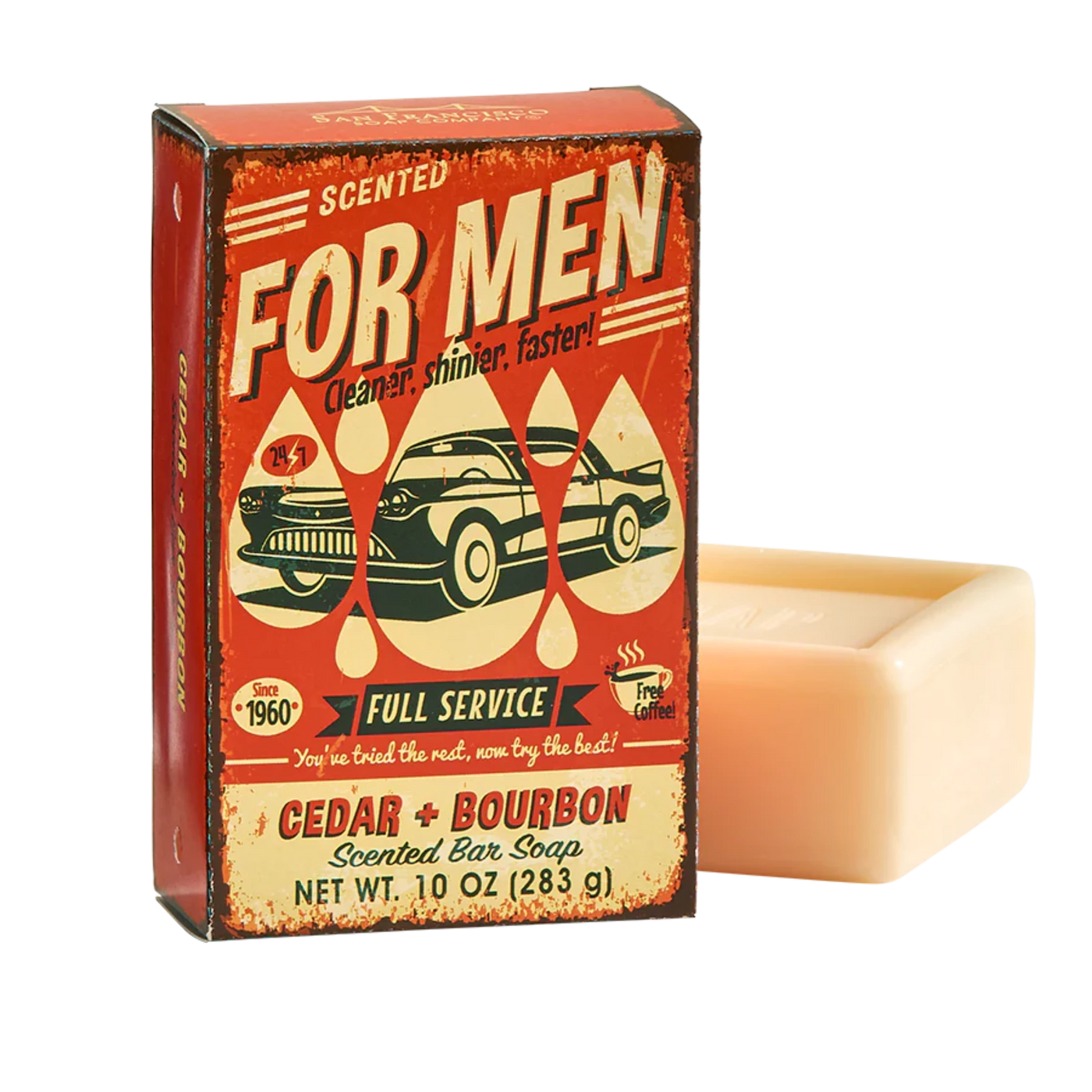 Cedar & Bourbon Men's Bar Soap