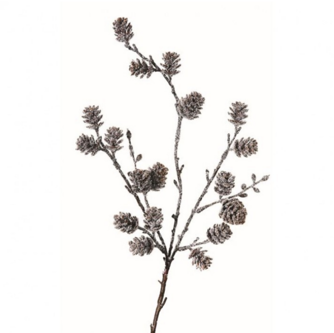 Frosted Mini Pinecone Spray
