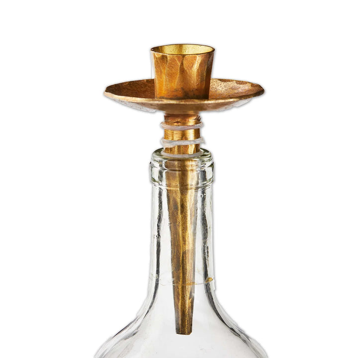 Hammered Taper Holder Bottle Stopper