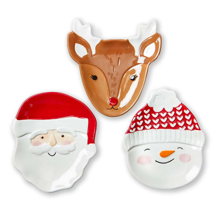 Holiday Cheer Character Appetizer Plate
