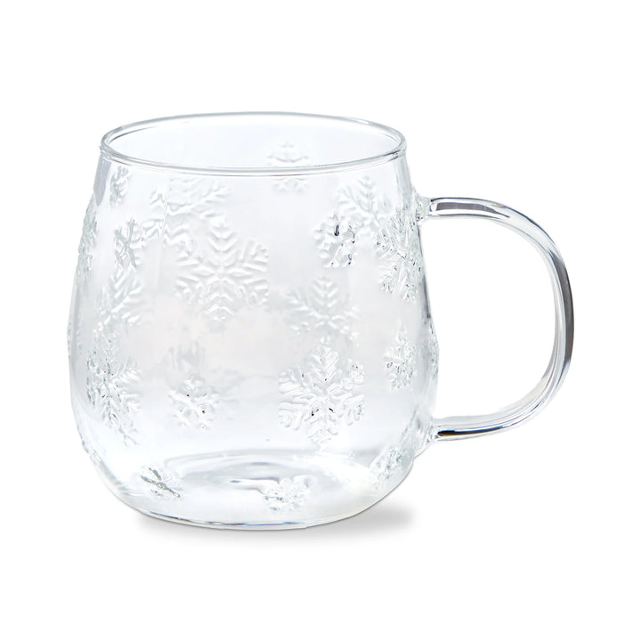 Snowflake Glass Mug