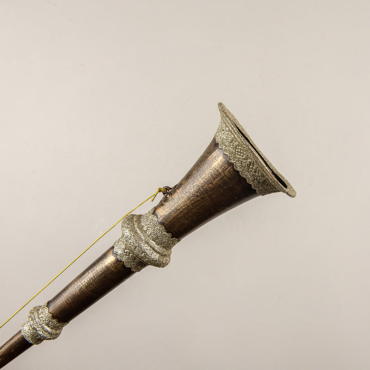 Gold Horn Ornament