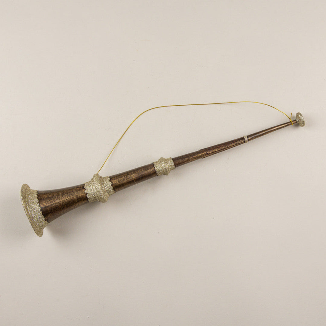 Gold Horn Ornament