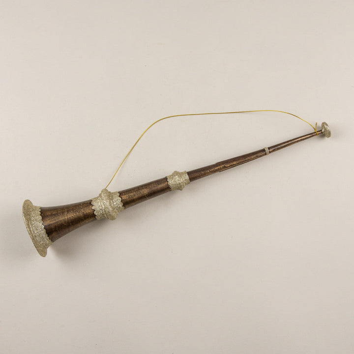 Gold Horn Ornament