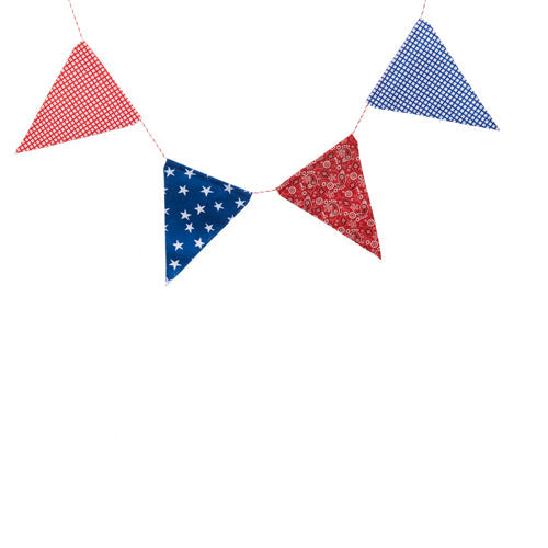 Americana Pennant Garland