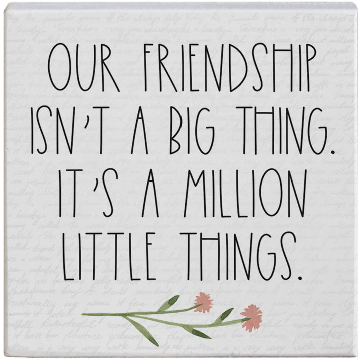 Million Little Things Gift Block