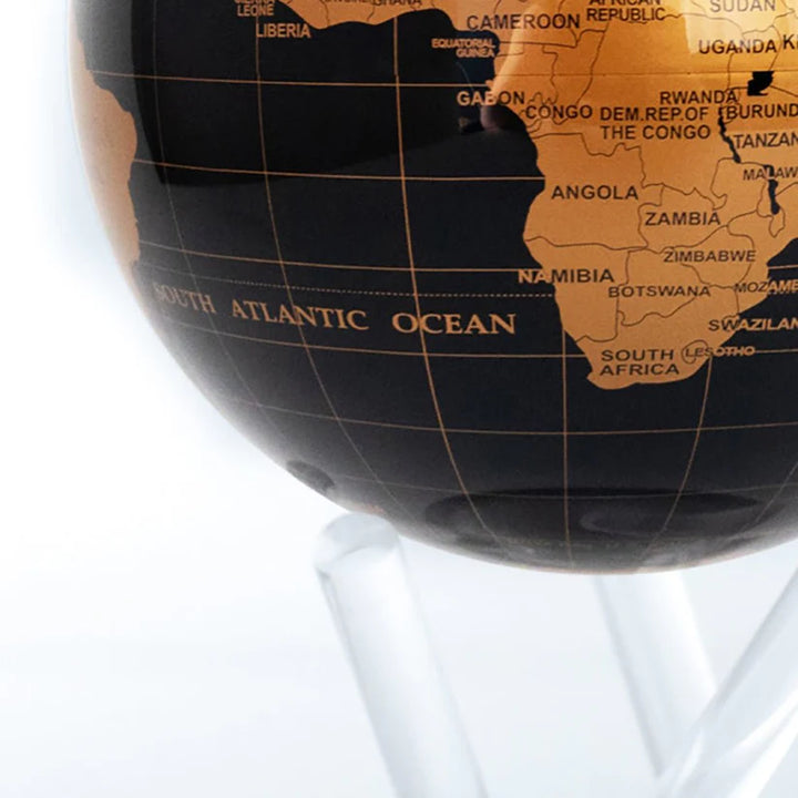 Black & Gold Mova Globe