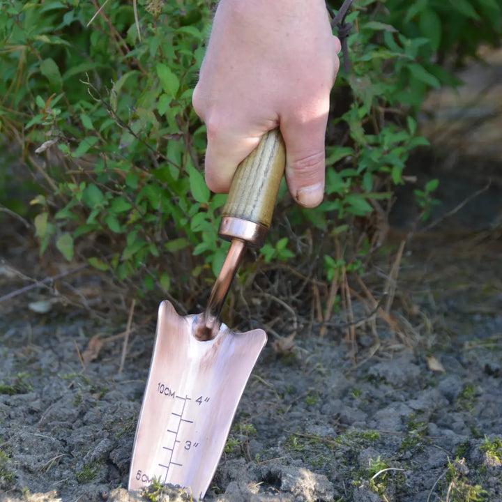 Copper Measuring Garden Trowel