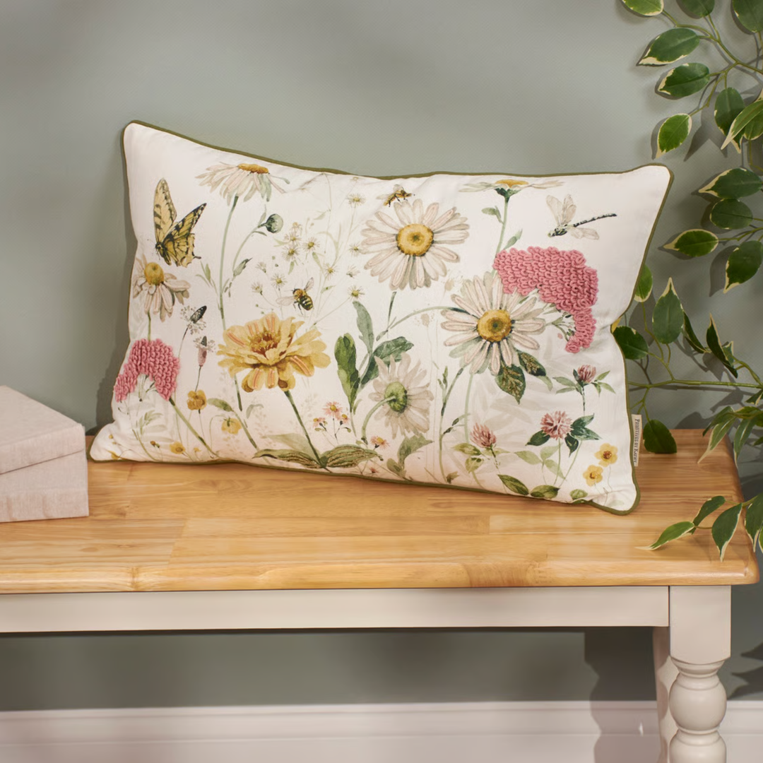 Garden Of Daisies Pillow 