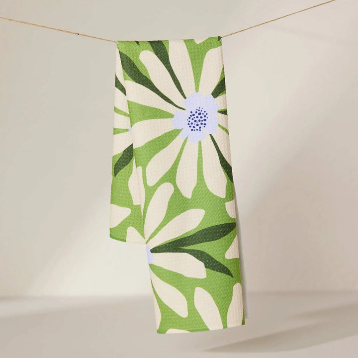 Geometry Bliss And Bloom Tea Towel