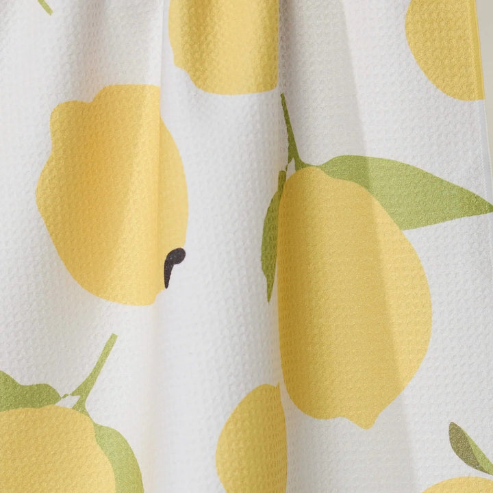 Geometry Sunny Lemons Tea Towel