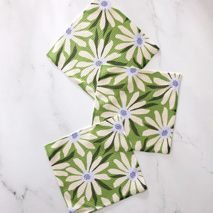Geometry Bliss And Bloom Dishcloth Set