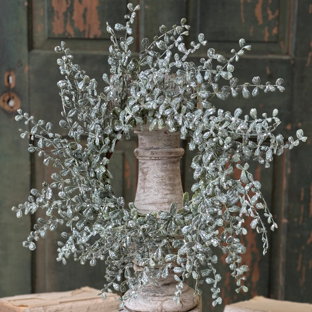 Glitter Gleam Greens Wreath