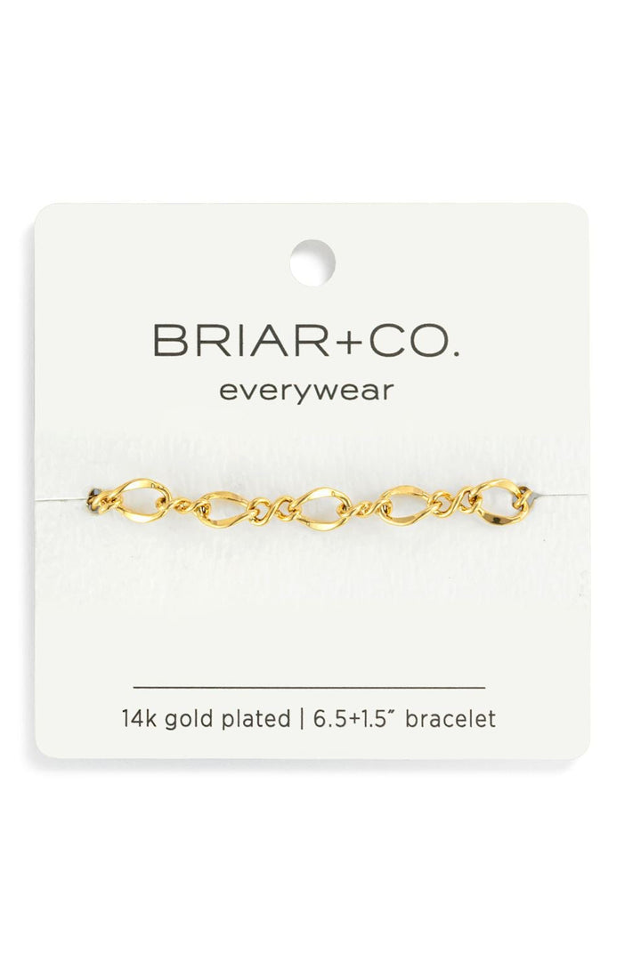 Gold Twisted Chain Bracelet