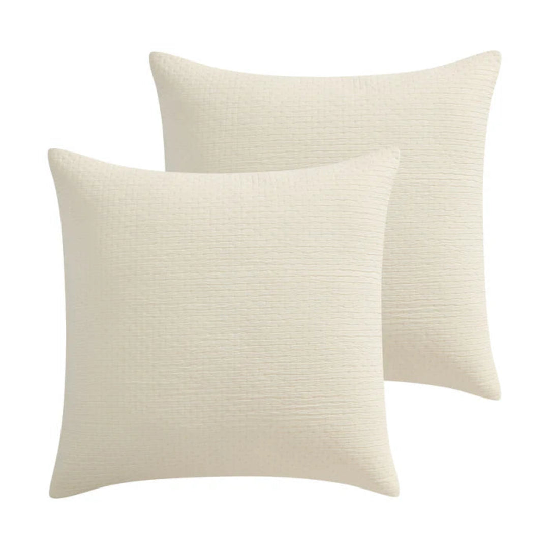 Grace Cream Euro Sham Set
