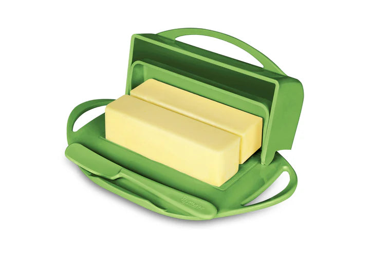 Flip Top Butter Dish & Spreader Set