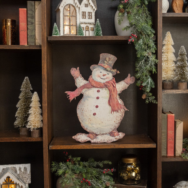 Joyful Frosty Standing Sign