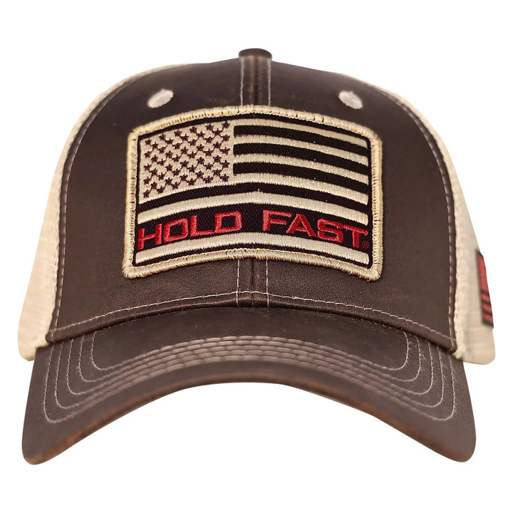Hold Fast Flag Red Detail Cap