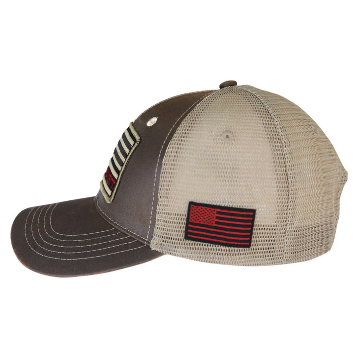 Hold Fast Flag Red Detail Cap