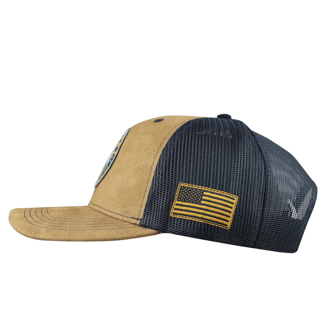 Hold Fast Suede Badge Cap