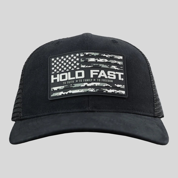 Hold Fast Camo Flag Cap