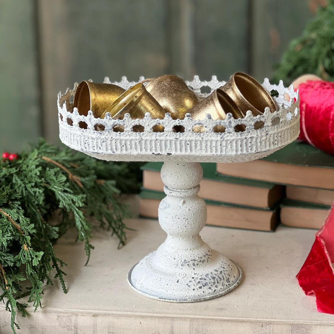 Whitewashed Scrollwork Holder