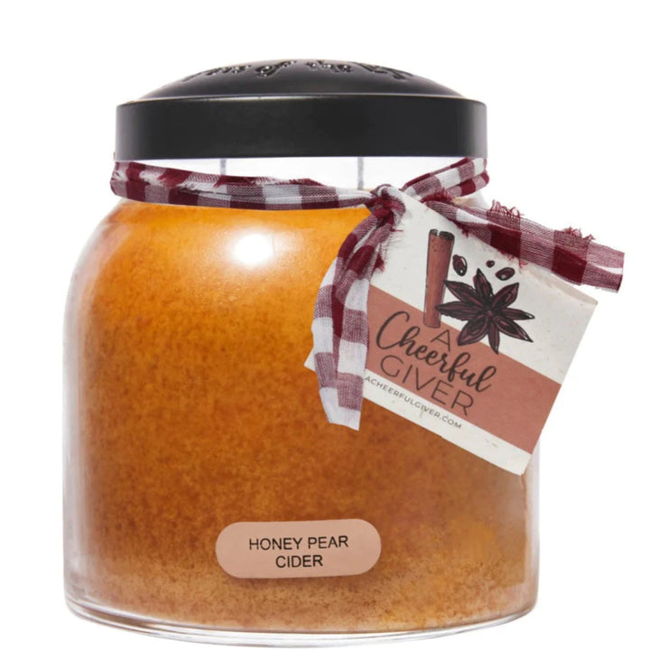 Honey Pear Cider Jar Candle