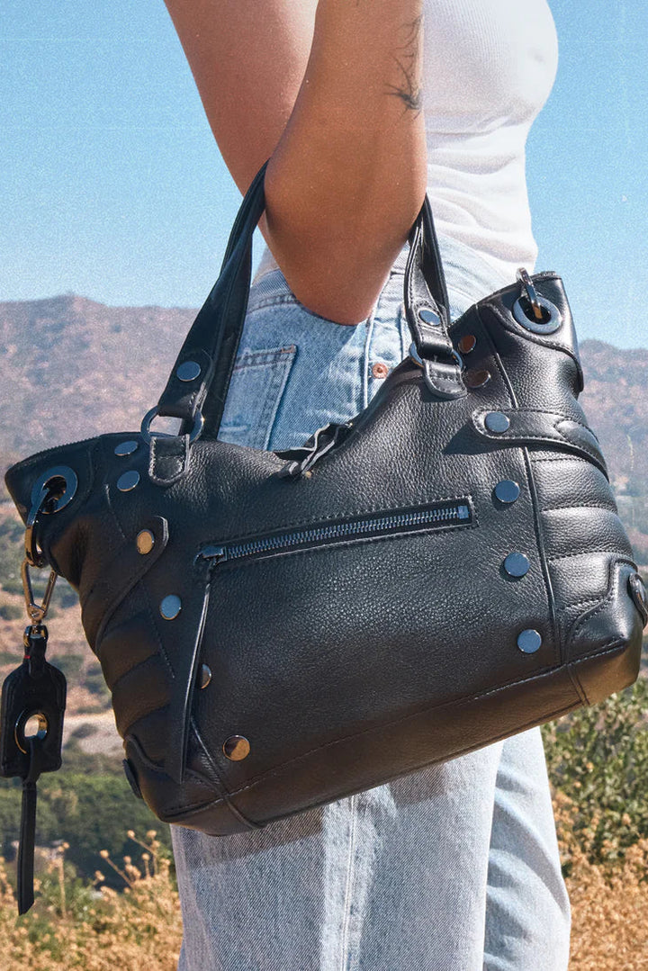 Hammitt Daniel Med - Moto Black/Gunmetal