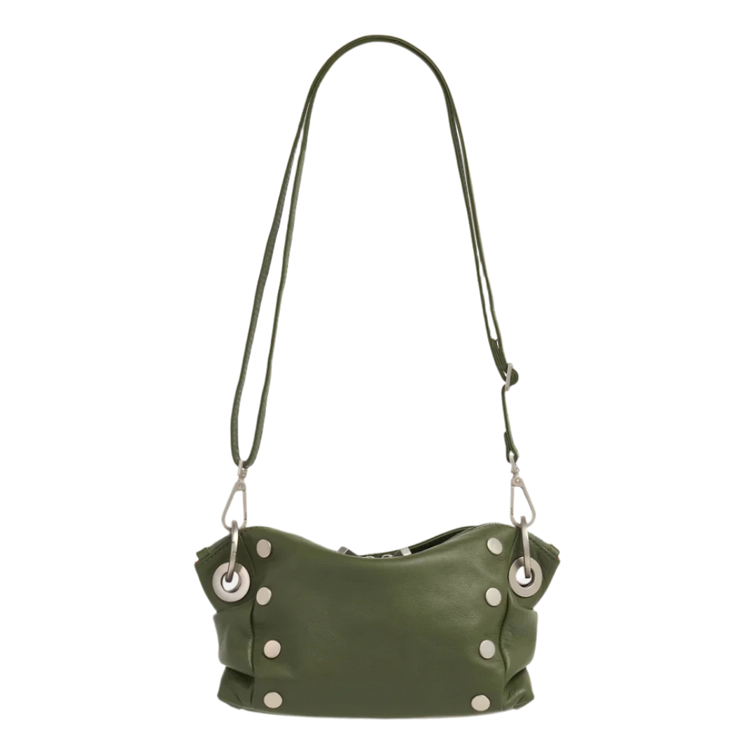 Daniel Crossbody Clutch SML - Landscape Green/Brushed Silver