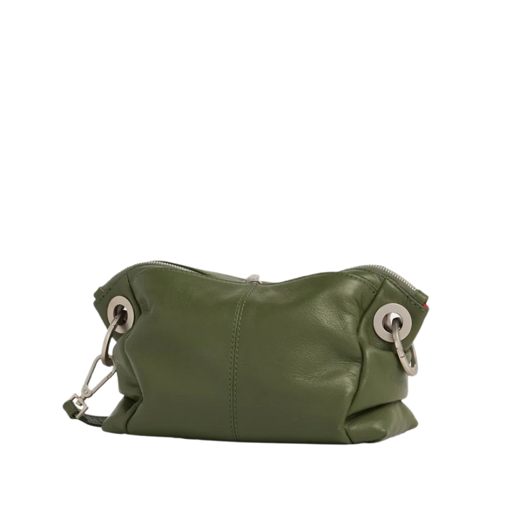 Daniel Crossbody Clutch SML - Landscape Green/Brushed Silver