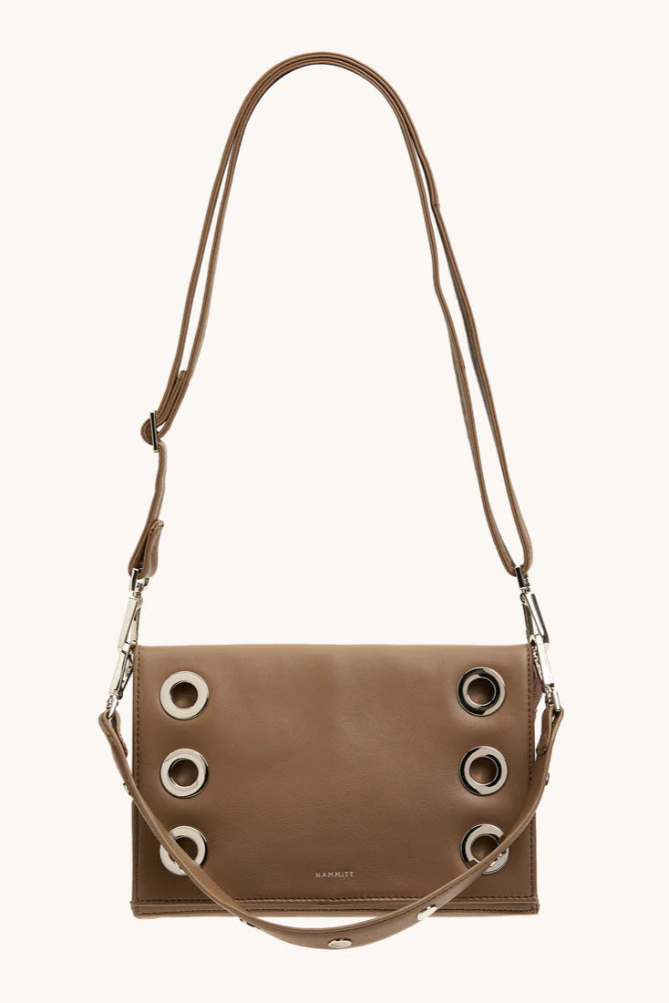 Hammitt Montana Clutch Sml - Dune/Silver