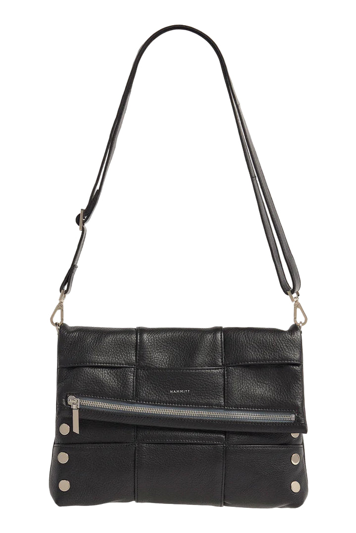 Hammitt Vip Lrg - Black Weave/Silver