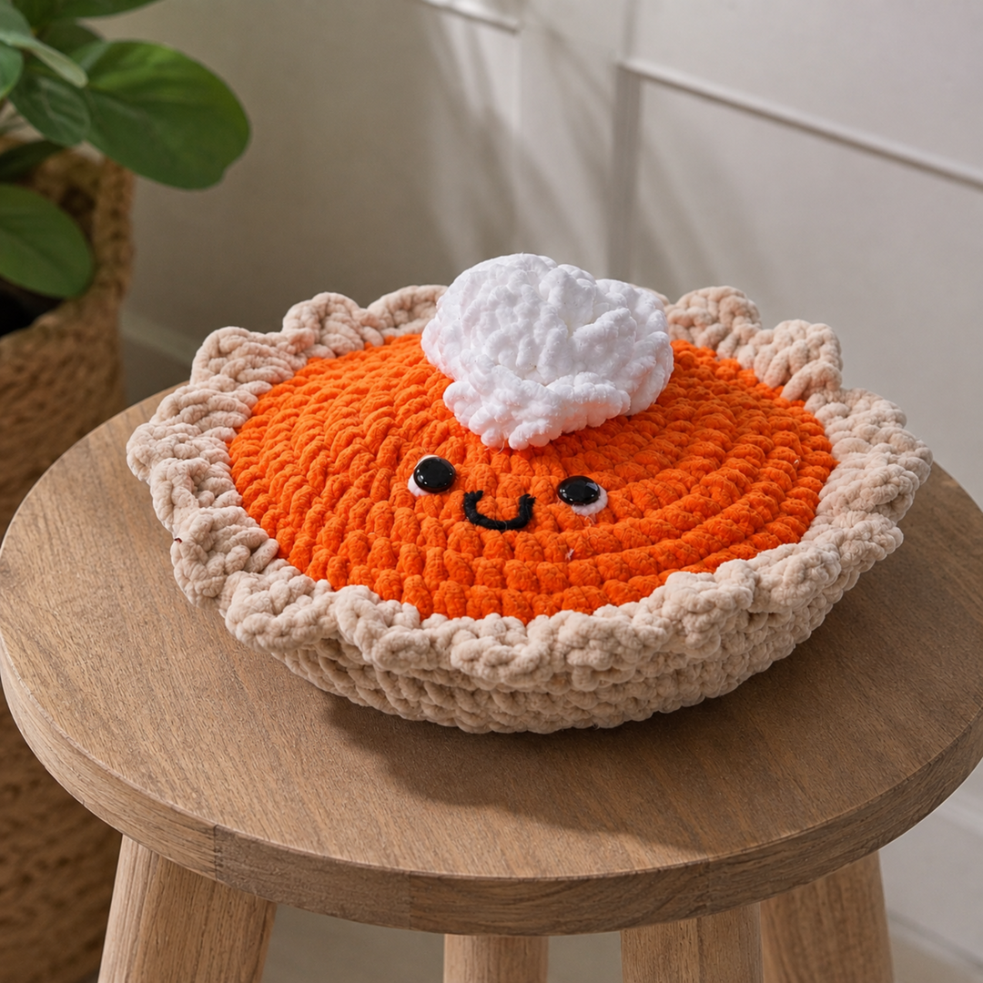 Handmade Woven Pumpkin Pie