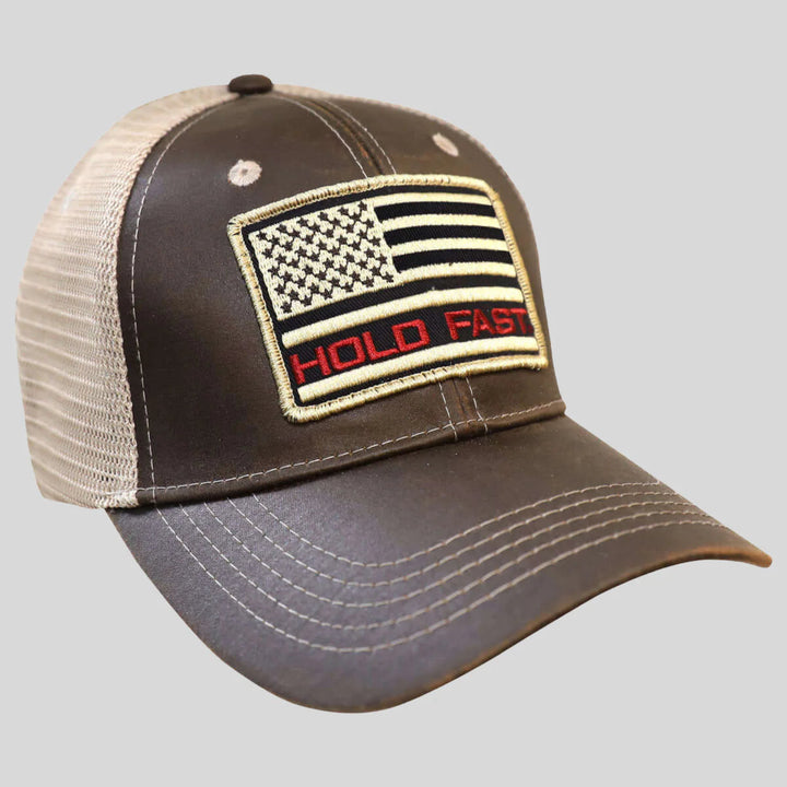 Hold Fast Flag Red Detail Cap