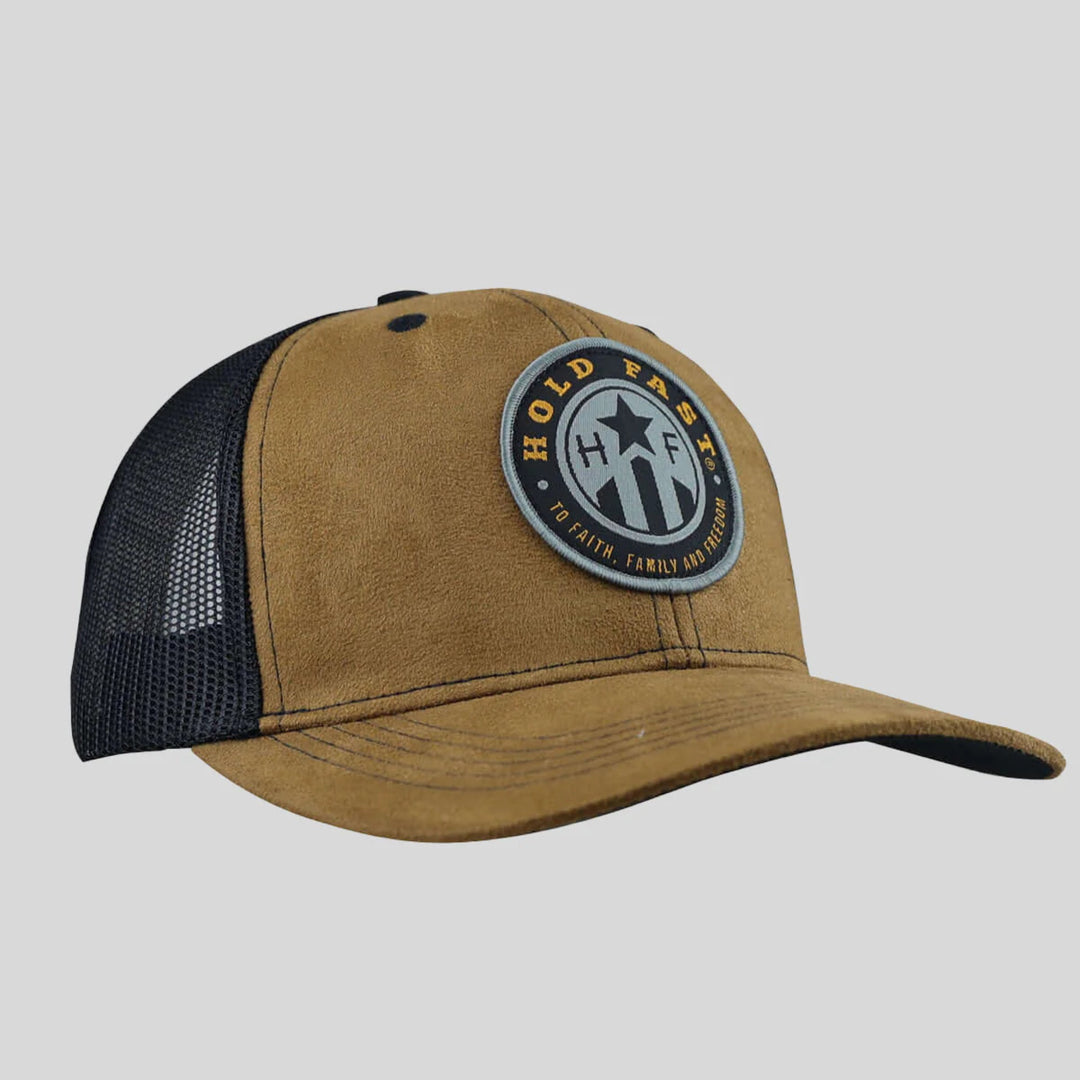 Hold Fast Suede Badge Cap