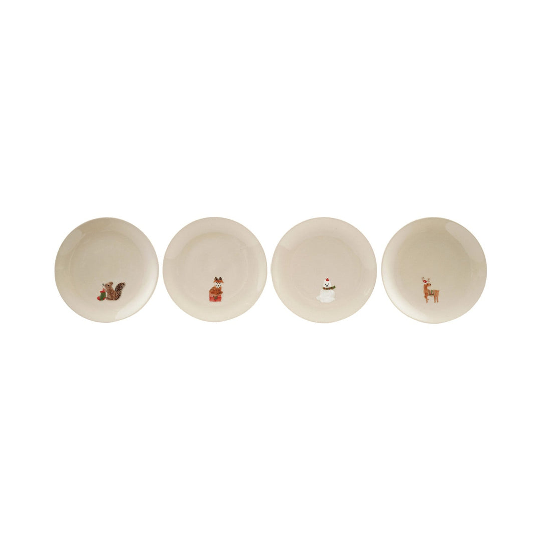 Holiday Animal Friend Plate