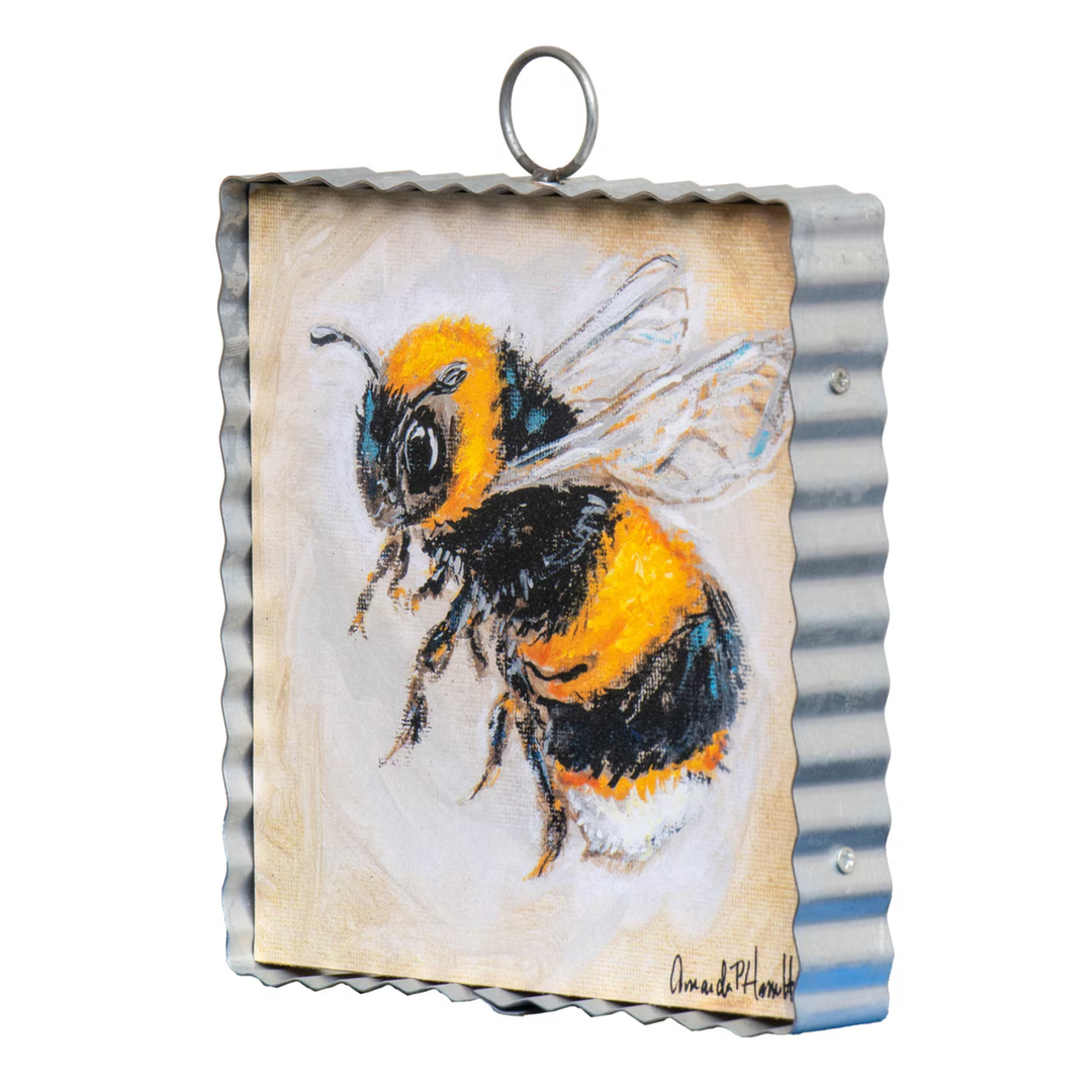 Classic Bee Scalloped Mini Print