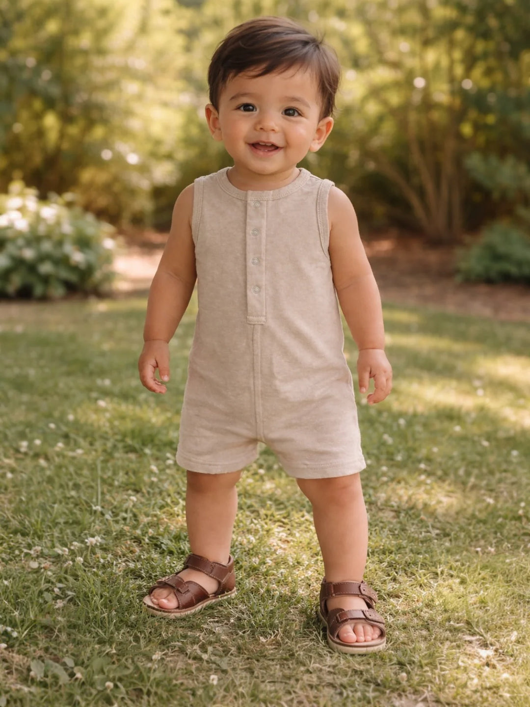 Organic Shortie Romper