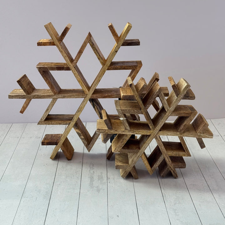 Wooden Cutout Snowflake