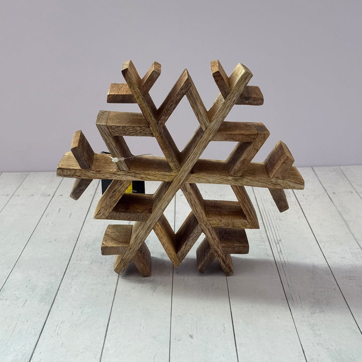 Wooden Cutout Snowflake