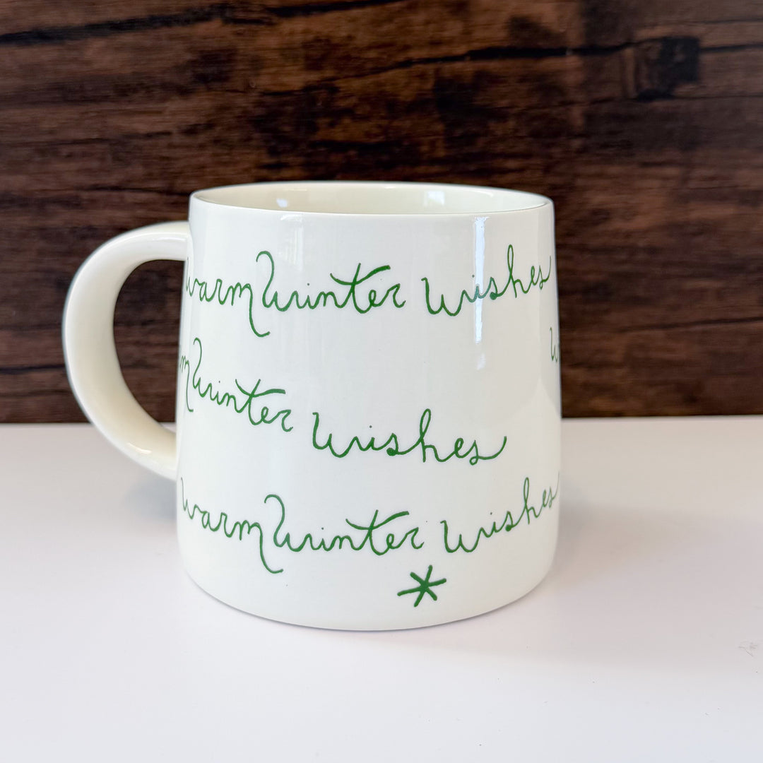 Holiday Script Mug