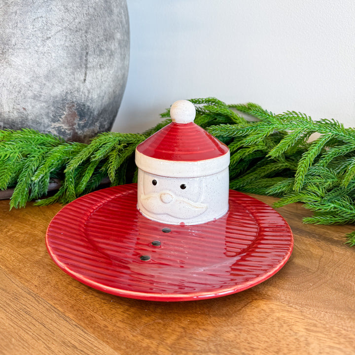 Santa Soup Bowl & Plate Combo