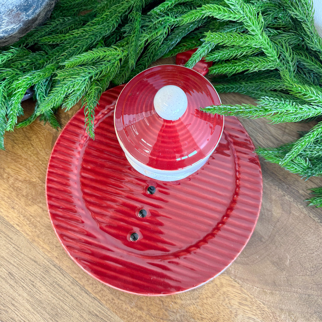 Santa Soup Bowl & Plate Combo