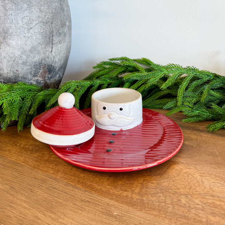 Santa Soup Bowl & Plate Combo