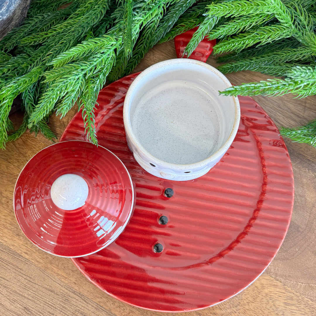 Santa Soup Bowl & Plate Combo