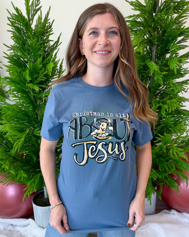 Christmas Is All About Jesus Tee